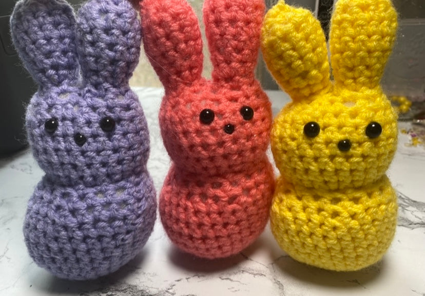 Crochet Peep Bunnies