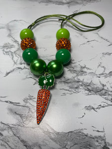 Carrot Bubble Gum Necklace