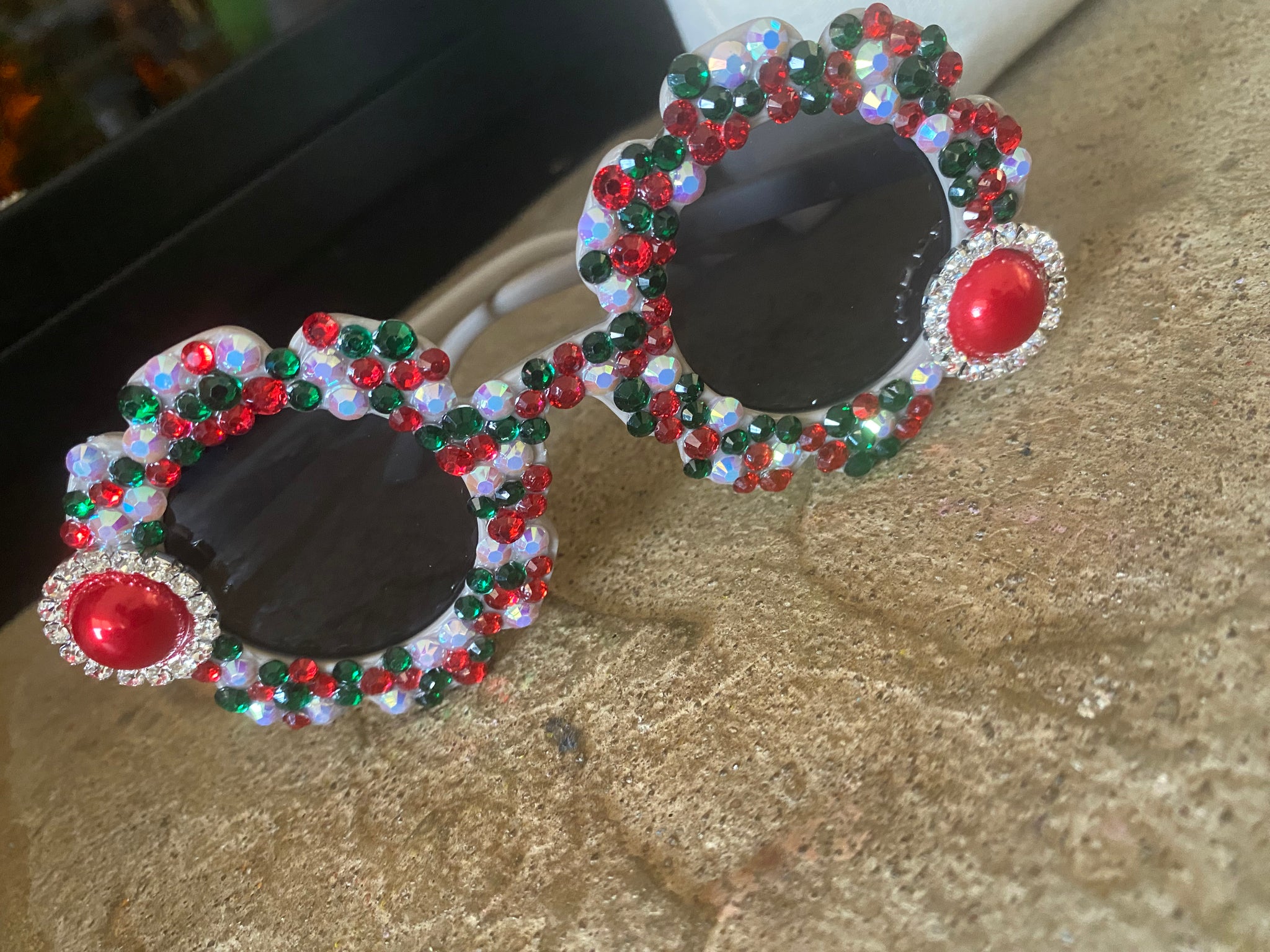 Christmas Rhinestone Sunnies