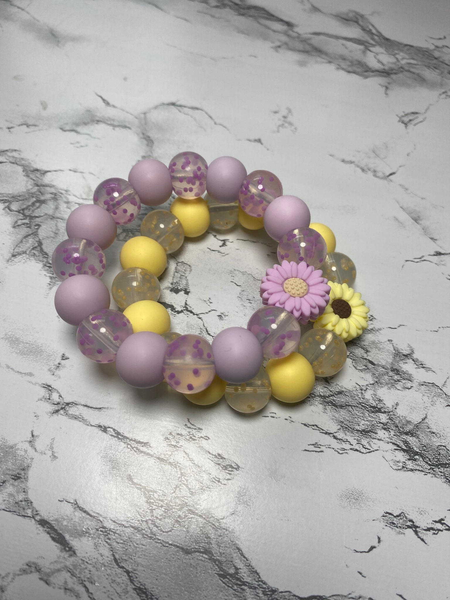 Daisy Flower Teething Ring