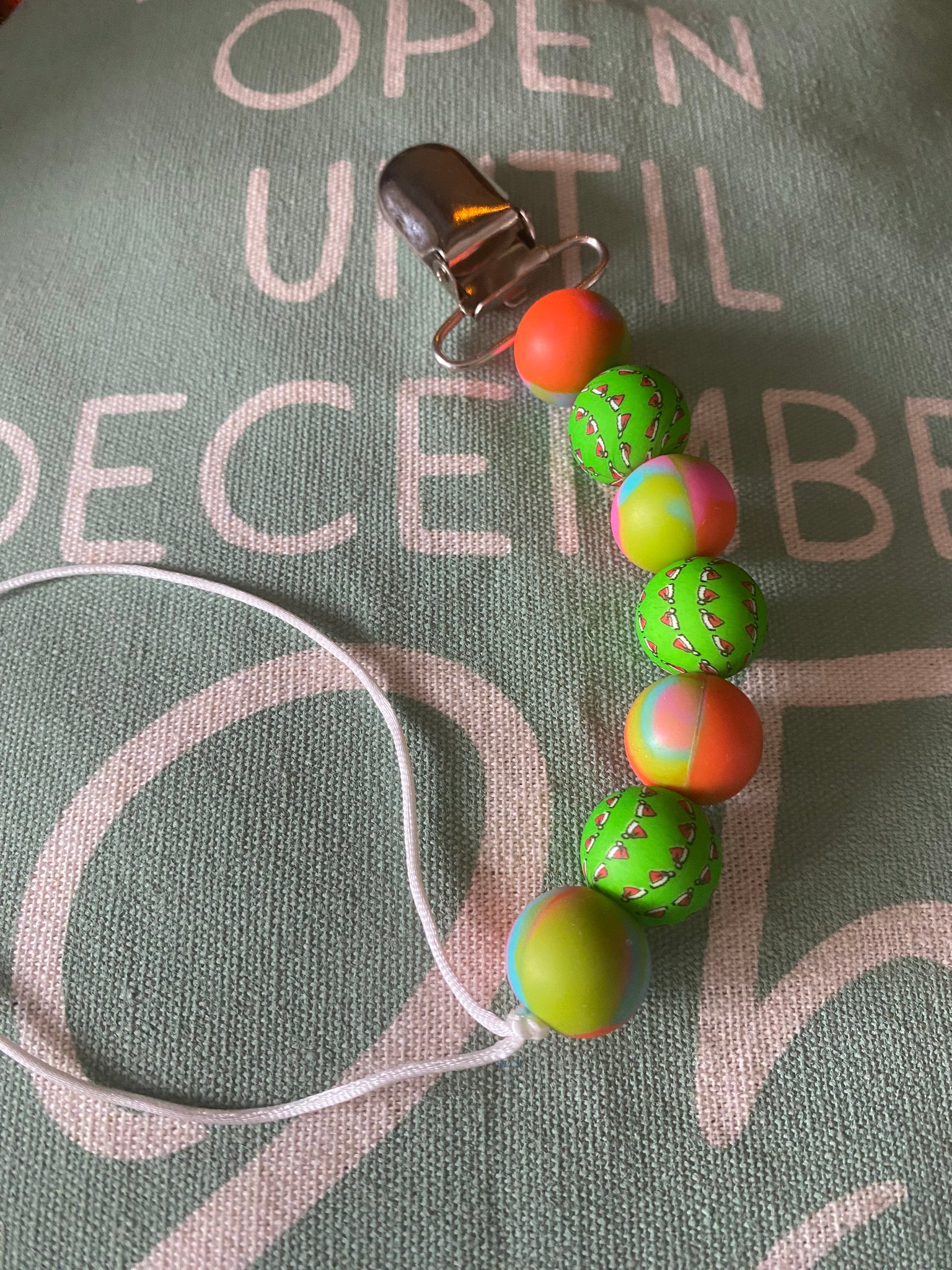 Whoville Inspired Pacifier Clip P33