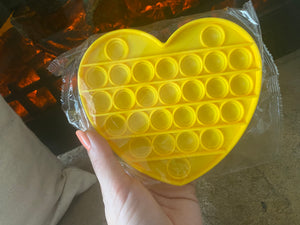 Yellow Heart Pop It