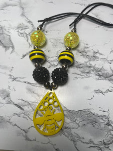 Bumblebee Bubble Gum Necklace